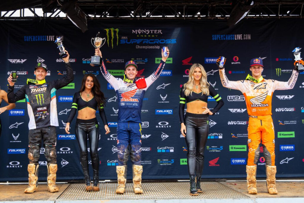 Atlanta SX Hunter Lawrence wins the east & west showdown Dirtbike Rider